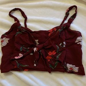 floral crop top